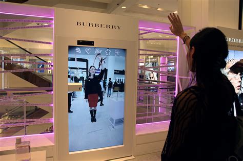 interactove mirror burberry|burberry uk stores.